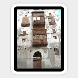 Old Jeddah Architecture Sticker